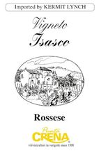 Rossese Vigneto Isasco