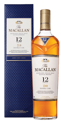 MACALLAN 12YR DBL CASK  RED BOX ( 750 ) 750ML SHOWS EXTRA INFO