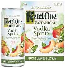 Botanical Peach & Orange Blossom Vodka Spritz