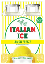 Italian Ice Lemon Vodka Freeze